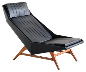 Lounge Chair in Leather and Beech by Svante Skogh for AB Hjertquist & Co, Sweden, 1955