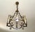 Metal Brutalist Neo-Gothic 4-Light Chandelier, 1950s For Sale - Image 7 of 10