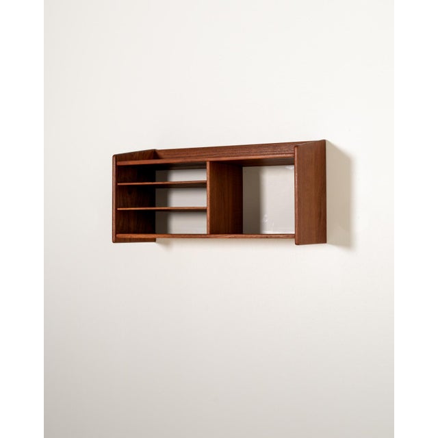Scandinavian Modern Teak Shelf, 1950s For Sale - Image 3 of 7