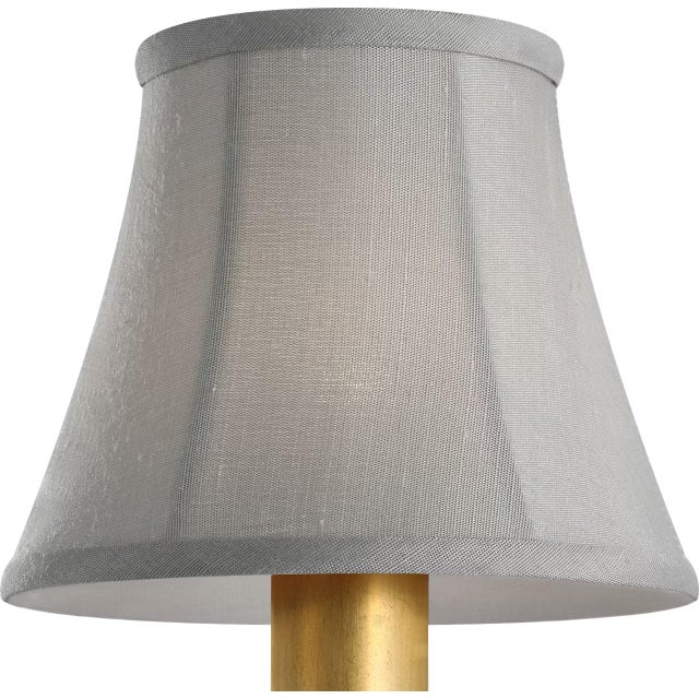 Traditional Visual Comfort Signature 5" Mist Silk Bell Empire Shade For Sale - Image 3 of 3