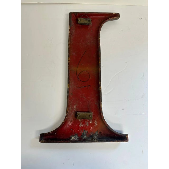 Large Woolworth & Co Gilt Metal Number Ten Sign Wall Sculpture For Sale In Philadelphia - Image 6 of 10