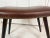 1960s Scandinavian Modern Faux Leather Stool For Sale - Image 5 of 8