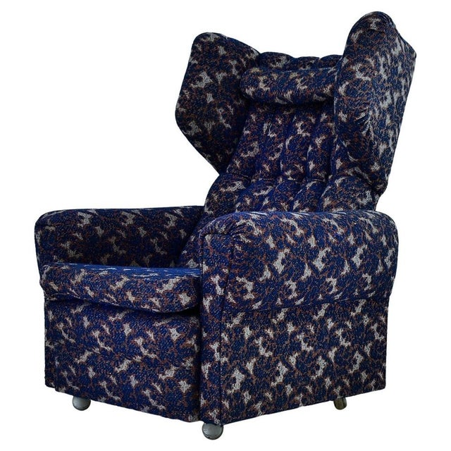 Mid-Century Wing Armchair, Czechoslovakia, 1960s For Sale - Image 18 of 18