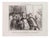 Honoré Daumier, La Sortie, Lithograph, 1853 For Sale