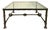 Vintage Giacometti Style Sculptural Iron & Glass Coffee Table For Sale