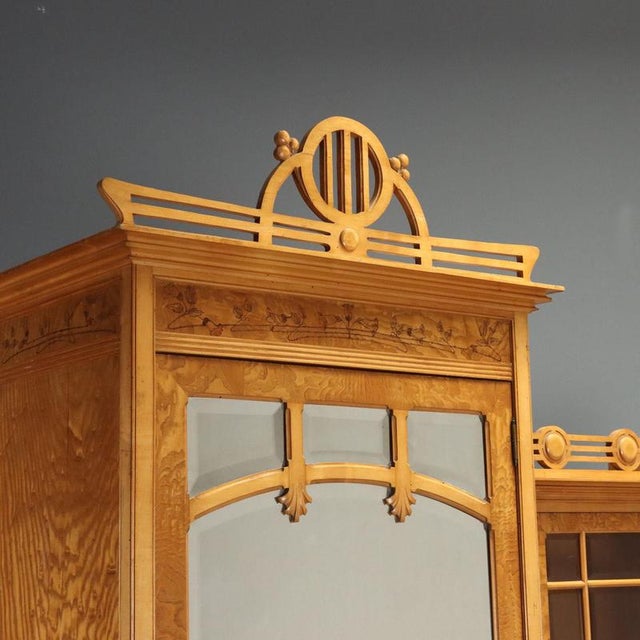 Liberty Wardrobe in Ash and Maple by Ernesto Basile For Sale - Image 3 of 13