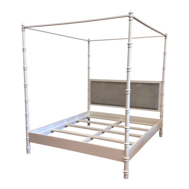 California King Oly Studio Willa Canopy Bed Frame For Sale