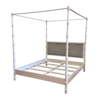 Standard King Oly Studio Willa Canopy Bed Frame For Sale