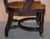 Victorian Walnut Captains Chair with Carved Back from Eton College, 1860 For Sale - Image 15 of 18