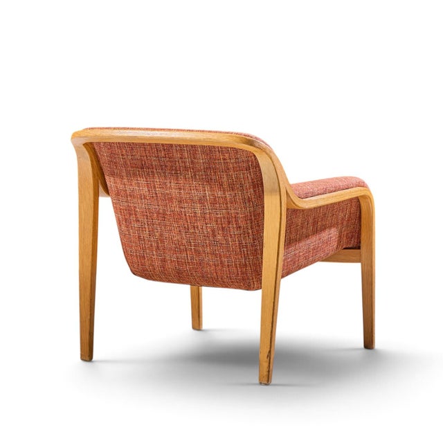 Bill Stephens for Knoll Model 1315 Mid Century Bentwood Lounge Chairs - Pair For Sale - Image 10 of 12