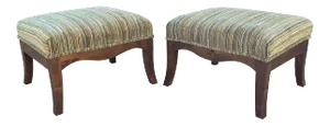 Modern Medellin "Mid-Century Style" Ottomans - a Pair
