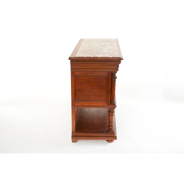 19th Century French Carved Oak Server Sideboard For Sale - Image 12 of 13