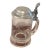 Mid 20th Century Crystal and Pewter German Beer Stein W/ Etching of Horse For Sale
