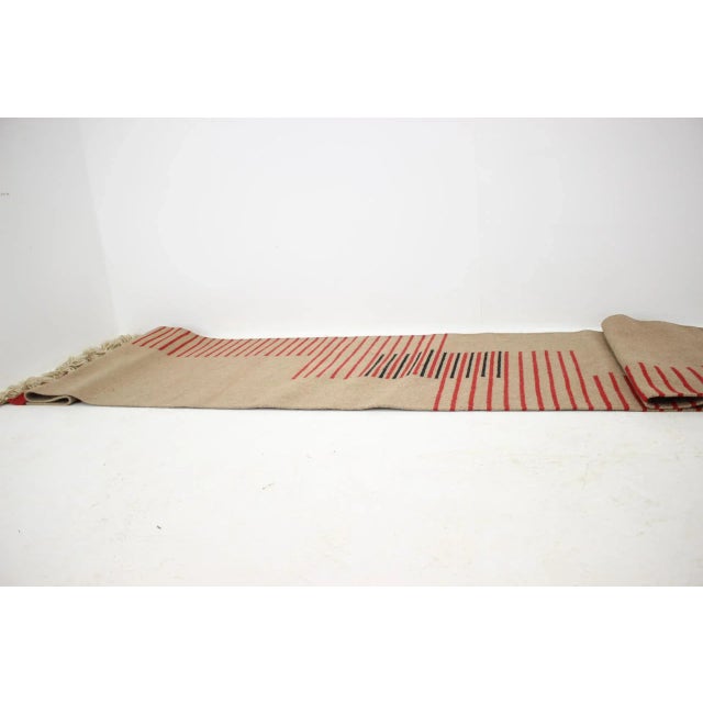 Geometric Carpet from Krásná Jizba, 1960s For Sale - Image 6 of 8