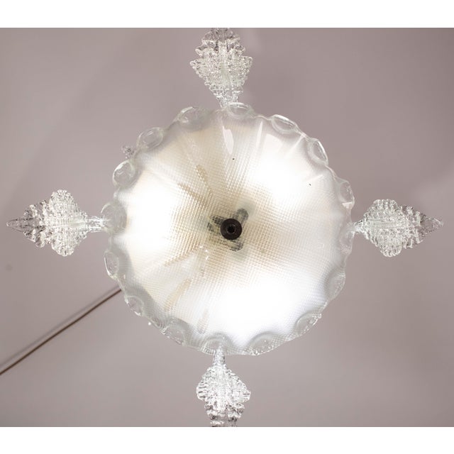 Transparent Art Decò Murano Glass Leaves, 1950s For Sale - Image 8 of 12