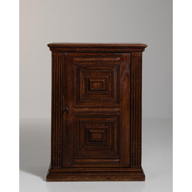 Brown 19th Century France Brown Wood Storage Cabinets & Cupboards For Sale - Image 8 of 11
