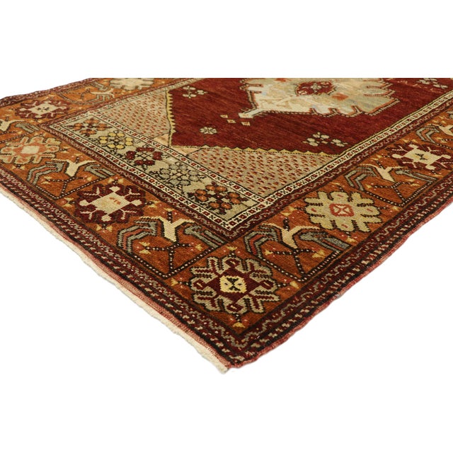 Vintage Turkish Oushak Rug - 03'10 X 06'02 | Chairish