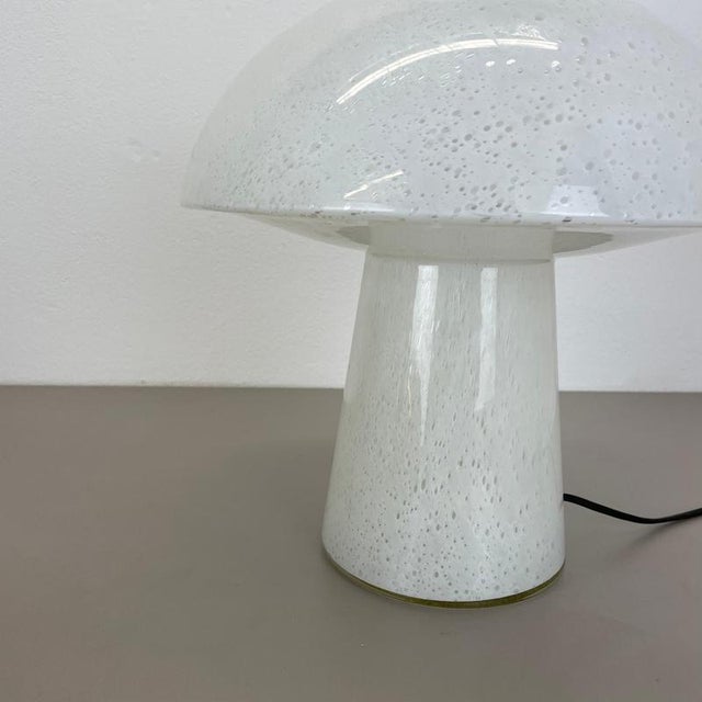 Large Glass UFO Table Light from Glashütte Limburg, Germany, 1970s For Sale - Image 10 of 18