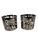 Set of Two Chrome Steel Candle Holders in Mid-Century Modern Style For Sale - Image 4 of 6