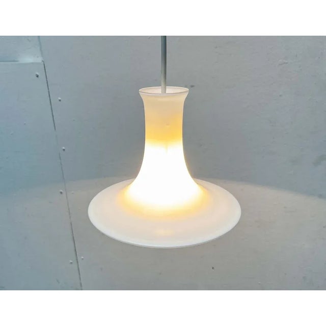 Vintage Danish Model Mandarin Pendel Mini Pendant Lamp by Michael Bang for Holmegaard, 1970s For Sale - Image 10 of 18