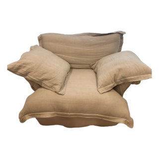 Maker & Son Armchair in Sunstone Linen For Sale