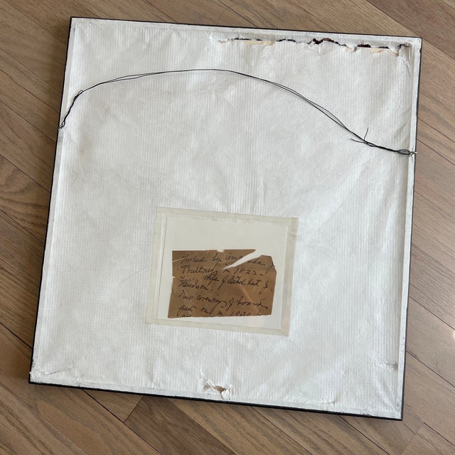 1822 Fine Silk Floral Embroidery Signed and Framed With Provenance on Verso For Sale In Providence - Image 6 of 8