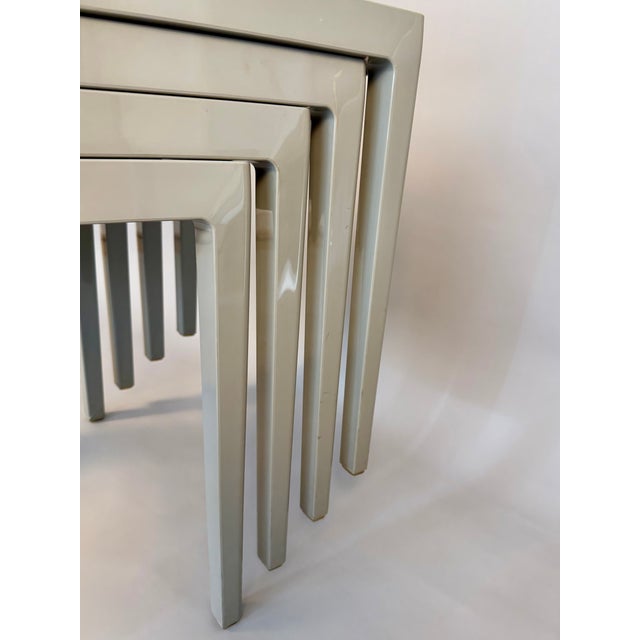 Gray Vintage Lizz Chairs by Piero Lissoni for Kartell, Set of 4 For Sale - Image 8 of 9