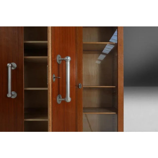 Wood Art Deco Cabinet attributed to Joseph De Bruycker, 1938 For Sale - Image 7 of 11