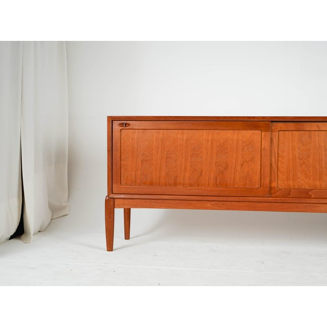 Wood Teak Sideboard by H.W. Klein for Bramin, 1960s For Sale - Image 7 of 10