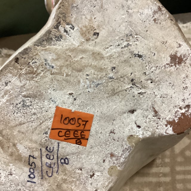 Pair of Mid 20th Century British Colonial Resting White Dogs For Sale - Image 10 of 11