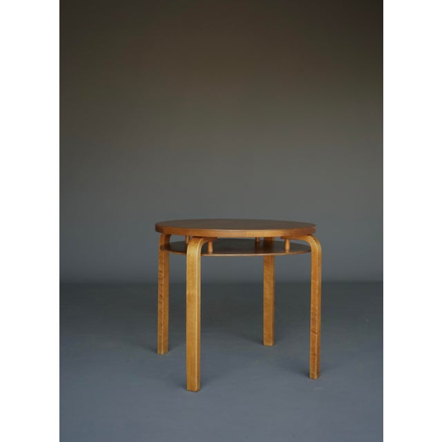 Model 70 Two-Tier Coffee Table in Birch Wood by Alvar Aalto for Artek, Finland, 1940s For Sale - Image 9 of 18