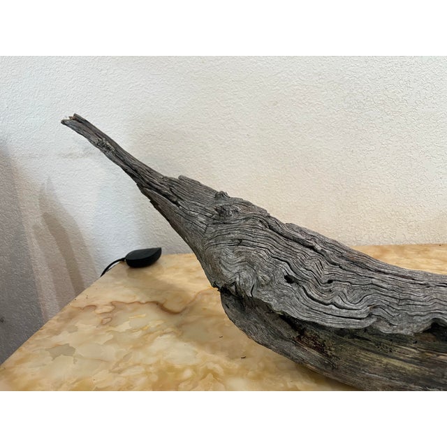 1854 Big Burn Ghost Forest Large 4-Foot Ribbon Grain Architectural Sculpture For Sale - Image 4 of 9