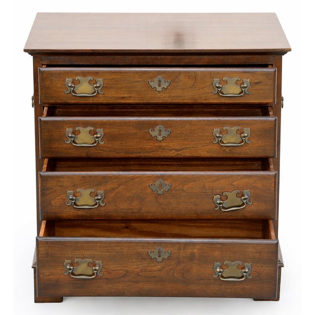 Late 20th Century Vintage Pennsylvania House Chippendale-Style Four-Drawer Chest For Sale - Image 5 of 10