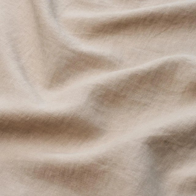 Contemporary Schumacher Leslie Stonewashed Sheer Fabric In Taupe For Sale - Image 3 of 3