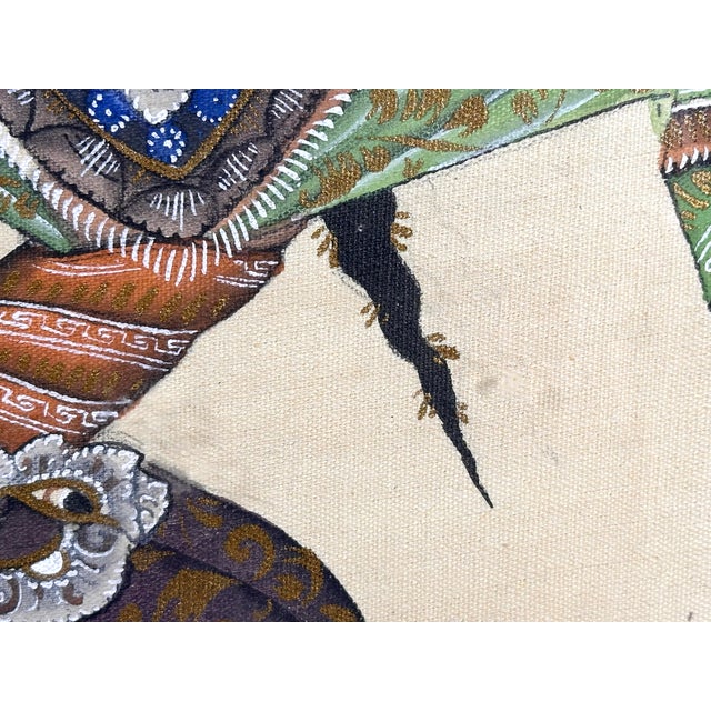 Mid 20th Century Mid 20th Century I Made Budi Batuan Painting of Balinese Dancer For Sale - Image 5 of 15