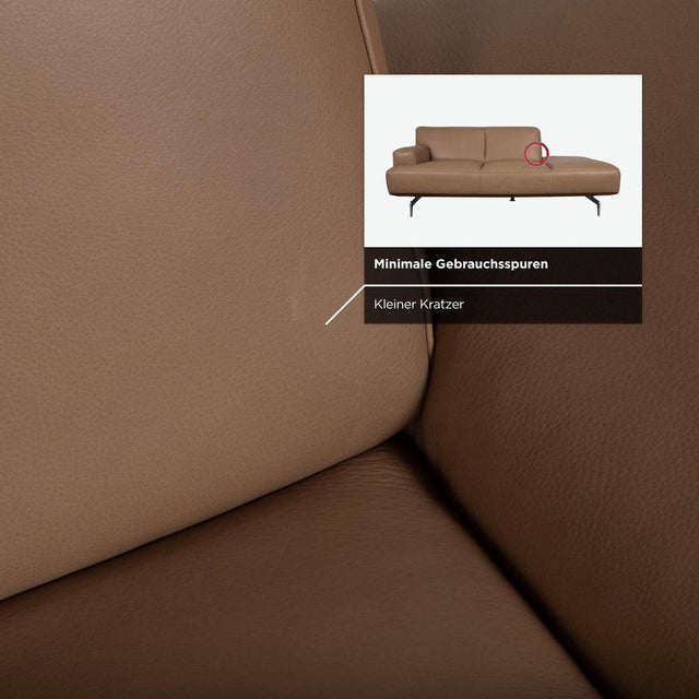 Two-Seater Sofa in Leather from Willi Schillig For Sale - Image 6 of 11