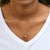 Haus of Brilliance 14K Yellow Gold 1 3/8 Cttw Bezel Set Round Diamond Solitaire Pendant Necklace For Sale - Image 4 of 5