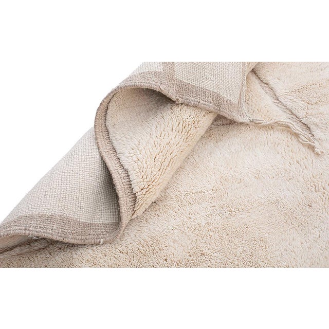 Textile Large Hand-Knotted Wool Rug by Azele Studio For Sale - Image 7 of 10