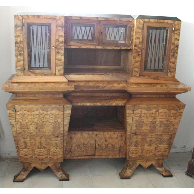 Art Deco Two-Body Sideboard, 1933, Set of 2 For Sale - Image 12 of 18