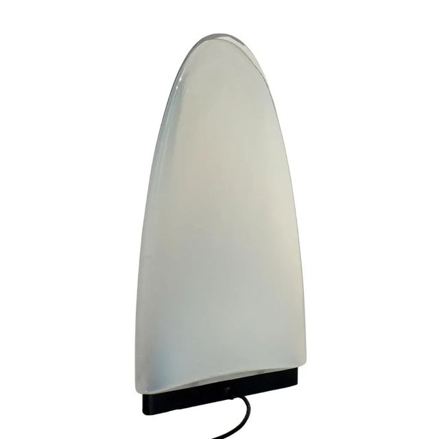 Large Italian Murano Glass Table Lamp from Mazzega, 1970s, in Flawless conditions. Designed 1970 to 1979 This piece has an...