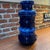 Tall Blue Ceramic Vase – West Germany (1970s)