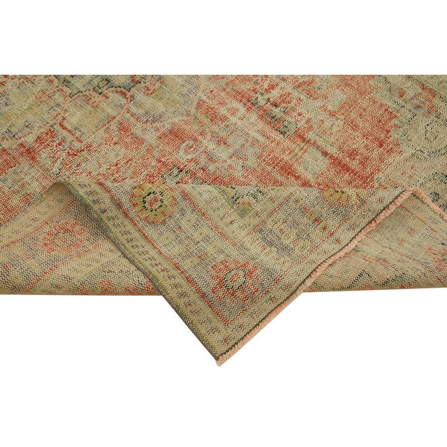 Vintage Turkish Area Rug For Sale - Image 6 of 7