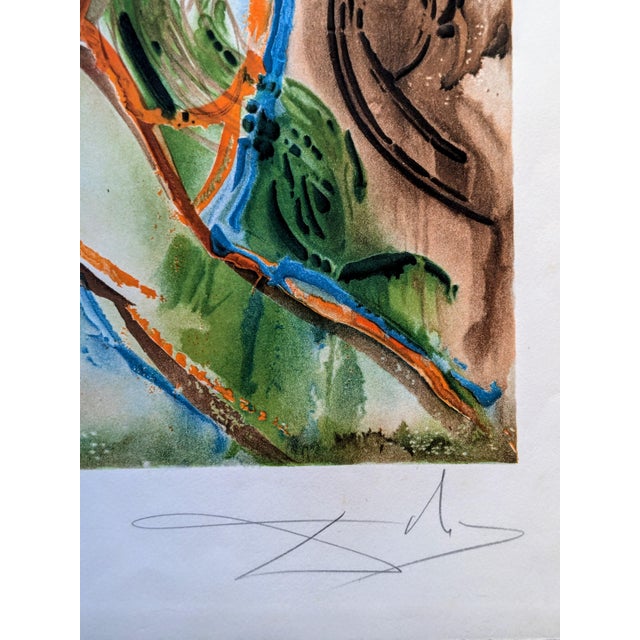 Salvador Dali, La Femme Cheval, 1971, Original Hand-Signed Color Lithograph For Sale - Image 3 of 11