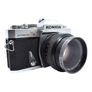 Vintage 1970's Konica Autoreflex T3 35mm SLR Camera With Hexanon Ar 50mm Lens