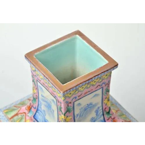 Chinese Painted Porcelain Vase For Sale - Image 3 of 7