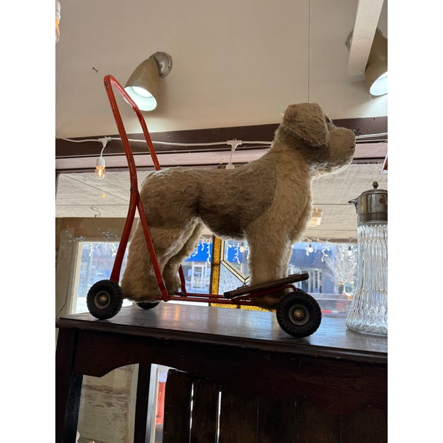 Large Dog Riding Toy, Tri-Ang Toys by Lines Bros. Circa 1940's For Sale - Image 9 of 9