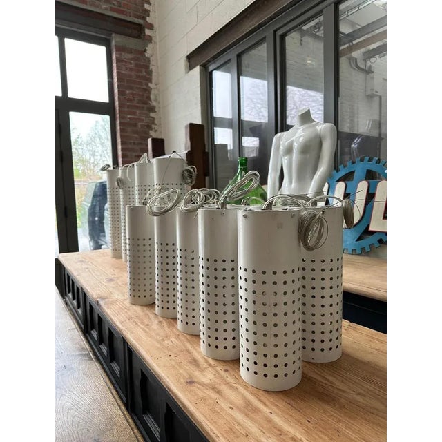 1990s Late 20th Century Metal Pendant Lights, 1990s, Set of 14 For Sale - Image 5 of 7