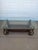 1990s Lyra Bronze Metal Cocktail Table For Sale - Image 4 of 4