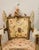 Shabby Chic Whimsical Jester Floridus Armchair in McKenzie and Childs Style For Sale - Image 3 of 12