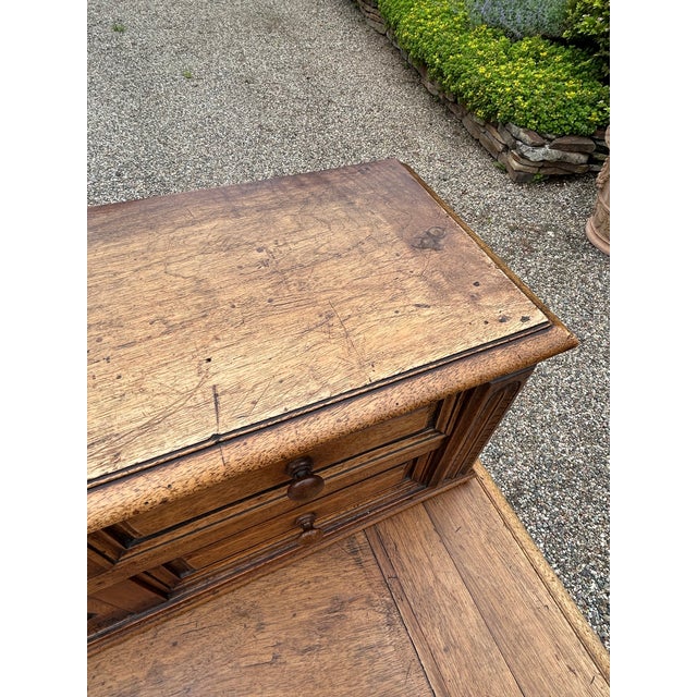 French Oak Antique Writing Desk For Sale - Image 18 of 18
